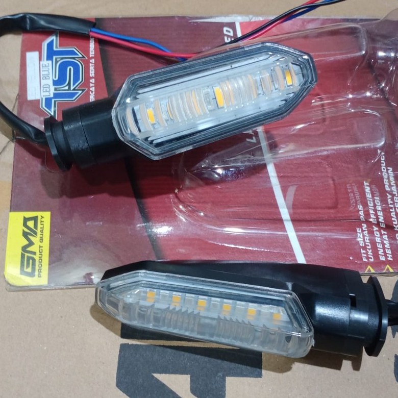 lampu sen cb cbr vario adv vixion ninja sein variasi led runing senruning 2 warna lampu sen