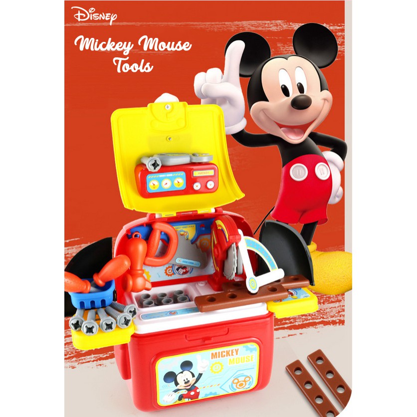 Bagpack Disney Mainan Anak Dokter dokteran makeup salon tools perkakas Backpack