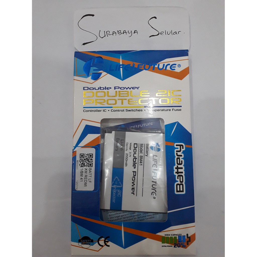 Baterai Batere Battery LIfe Future Xiaomi Redmi 1 BM 41 BM41 BM-41