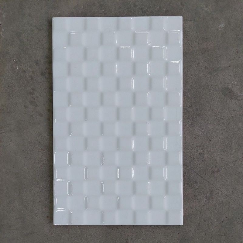 KERAMIK DINDING DAPUR KAMAR MANDI KIA LUXURY WHITE HD 25X40 KW1