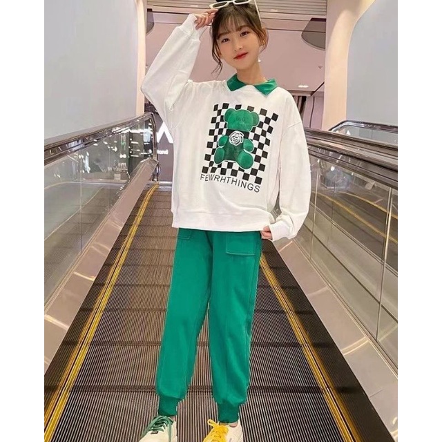 SETELAN ANAK CEWEK IMPORT/SETELAN SIZE TANGGUNG