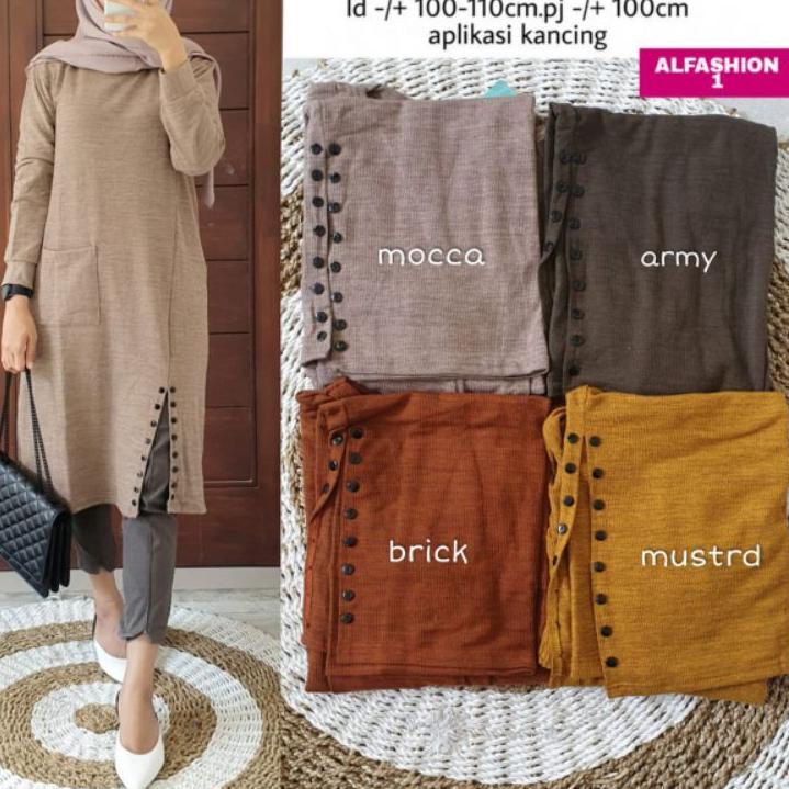 Miliki - Soula Tunik / Kiwi Tunik - Tunik Kaos Rajut LD100 Melar / R.12 - 199