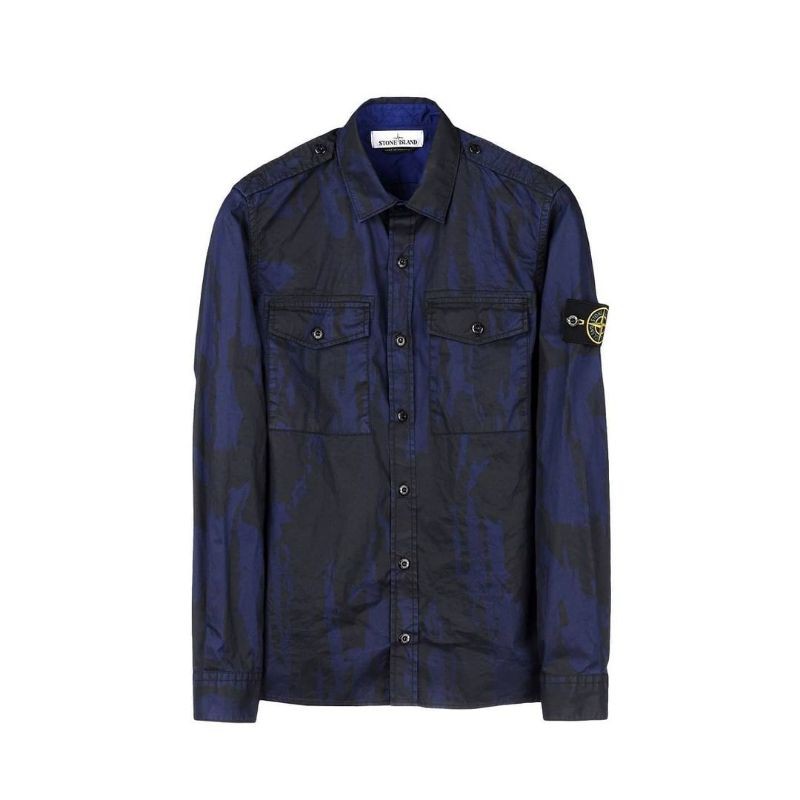STONE ISLAND FLOWING CAMO RISERVA OVERSHIRT