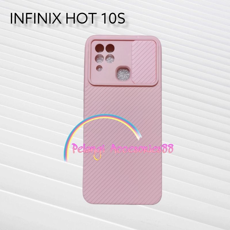 CASE INFINIX HOT 10S / HOT 10S NFC / HOT 10T / HOT 10i CASE SOFTCASE SLEDING WARNA WARNI