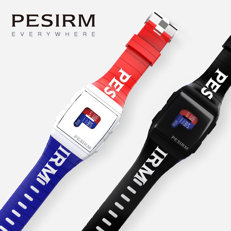 PESIRM 1906 Jam Tangan Pria Wanita Digital Tali Silicone WATCHKITE WKOS