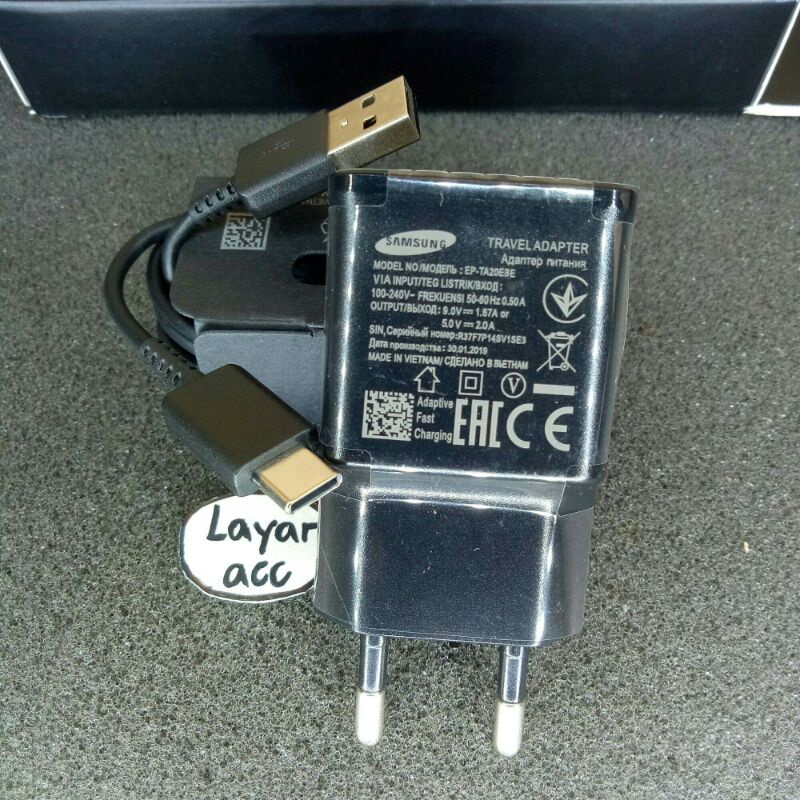 Charger Samsung Galaxy Tab A 8.0 2017 T380 T385 15W USB C Original