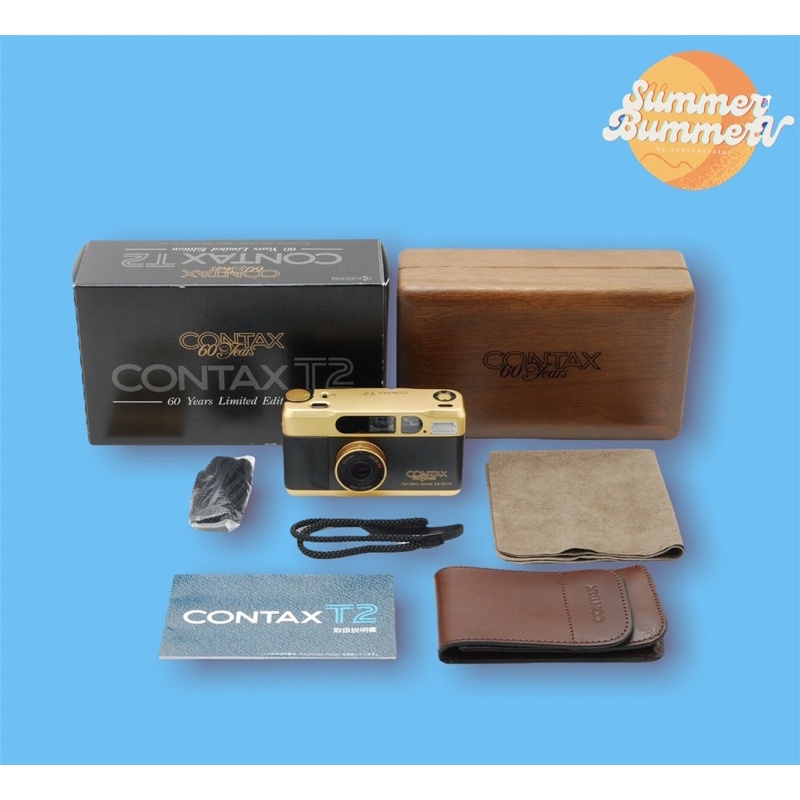CONTAX T2 GOLD 60 YEARS LIMITED EDITION