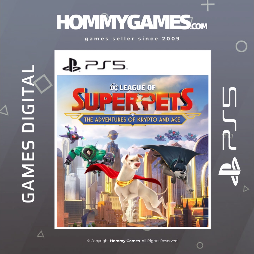 DC League of Super-Pets The Adventures of Krypto and Ace PS5 &amp; PS4 Digital Games