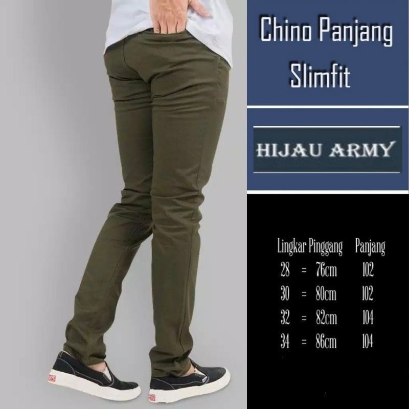 [TERLARIS] CELANA PANJANG PRIA UKURAN 27-38 PREMIUM QUALITY CHINOS SLIMFIT COWOK SKINNY POLOS COWOK