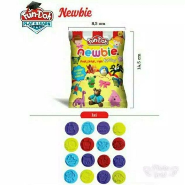 Fundoh Mainan Anak Playdoh Mainan Edukasi Mainan Sensorik Anak Mainan Malam Foodgrade Aman Anak