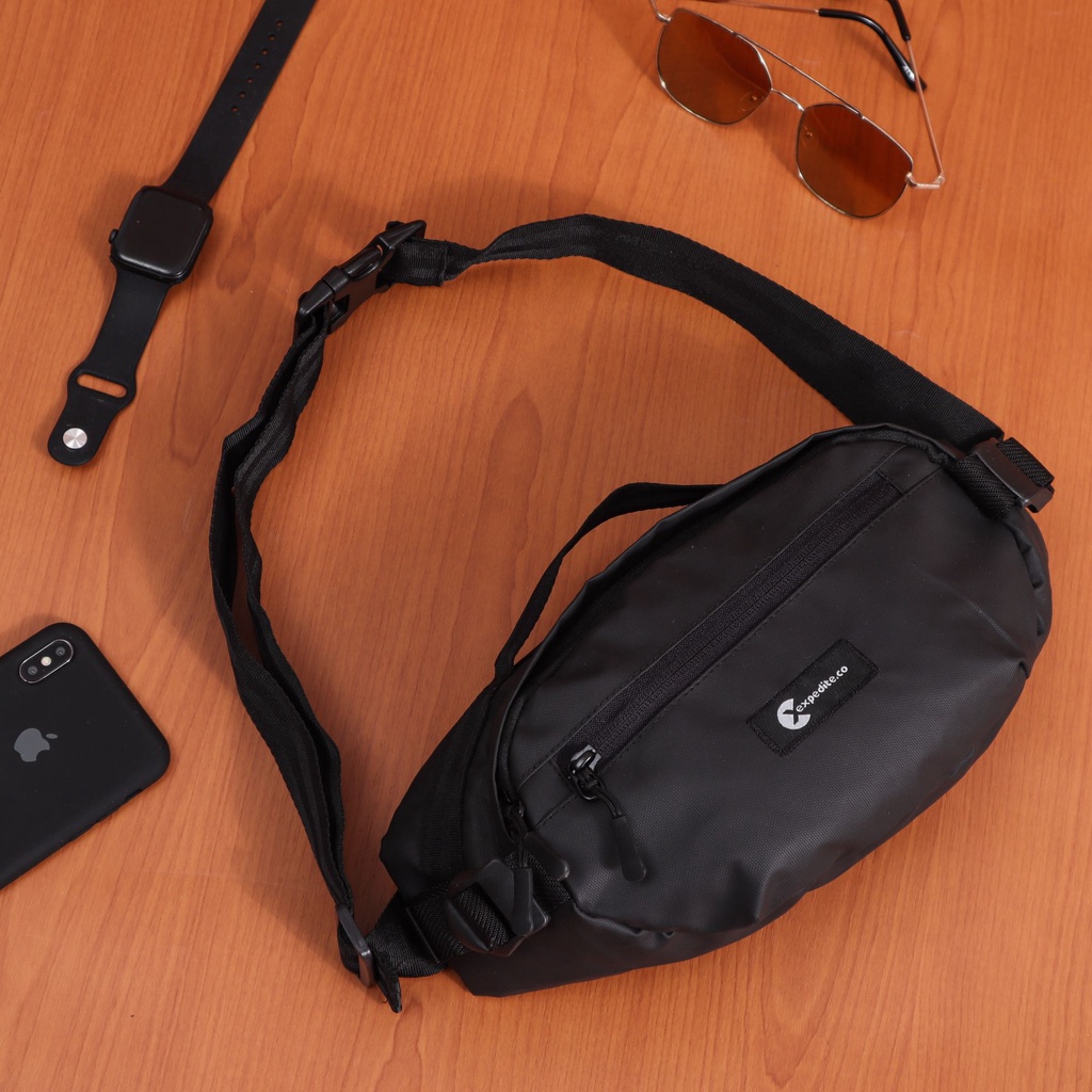 Expedite.co// Waistbag DICAPRIO - Tas pinggang bahan bimo waterproof