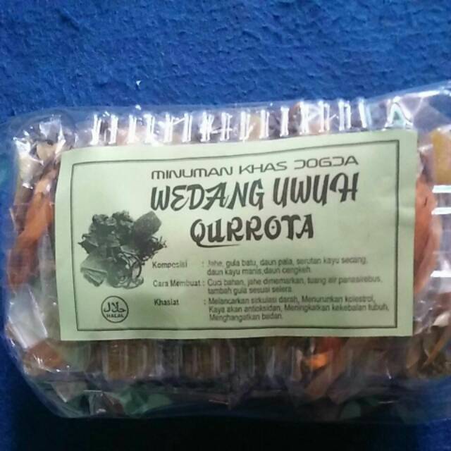

Wedang uwuh. 1 pak isi 10 pcs.