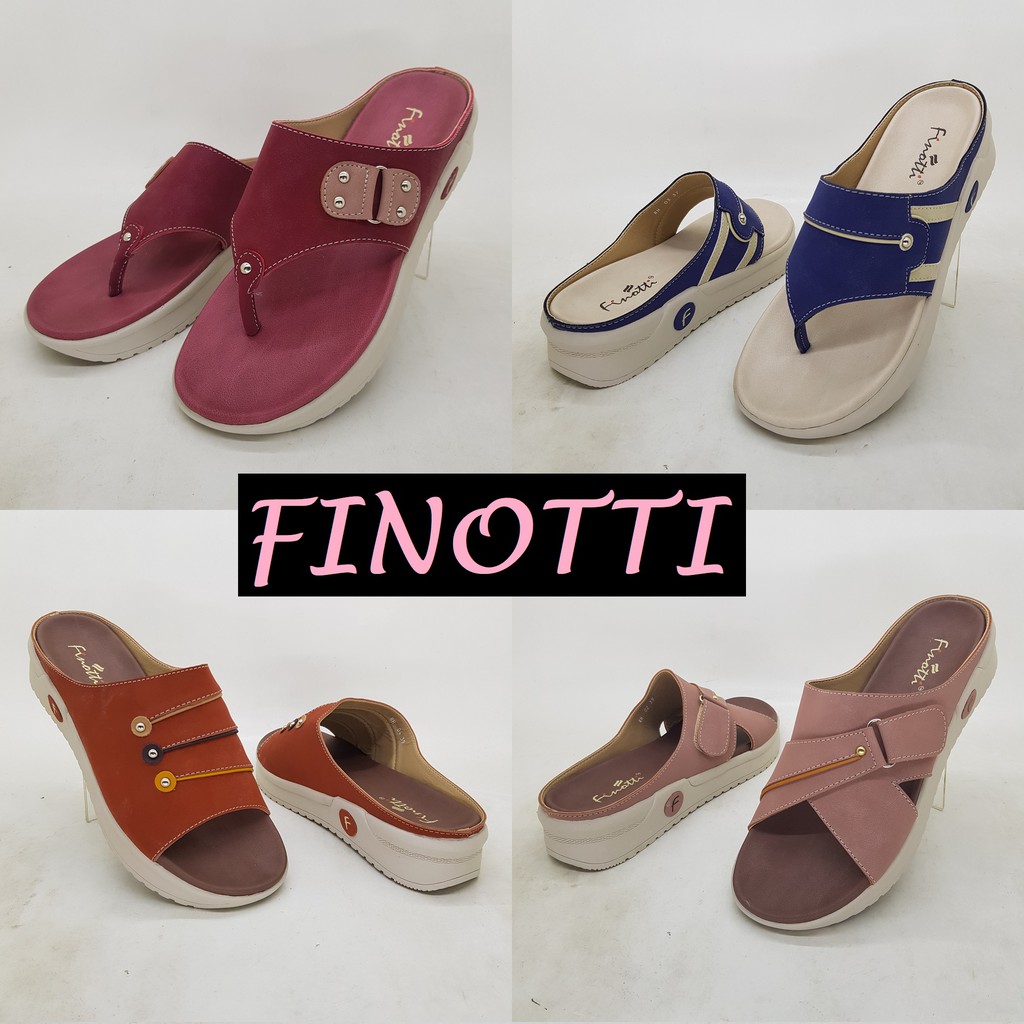 Stylish wedges sandal wanita Finotti RH