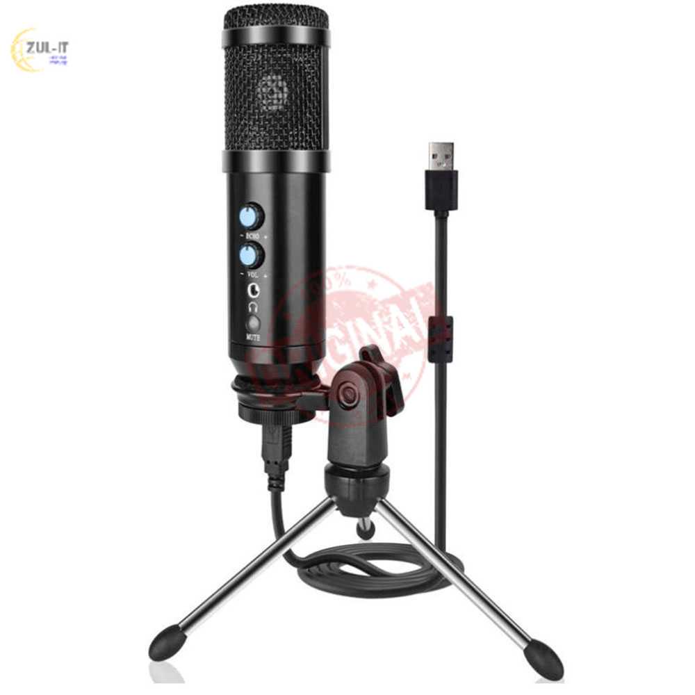 TaffSTUDIO Tech Microphone Condenser USB Mikrofon with Stand -UD-900FX