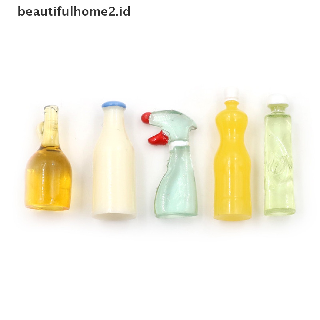 Beautifulhome2. Buku Literatur Dalam Bahasa MandarinId 5pcs Miniatur Botol Plastik 3cm Untuk Aksesoris Dapur Rumah Boneka 1: 12