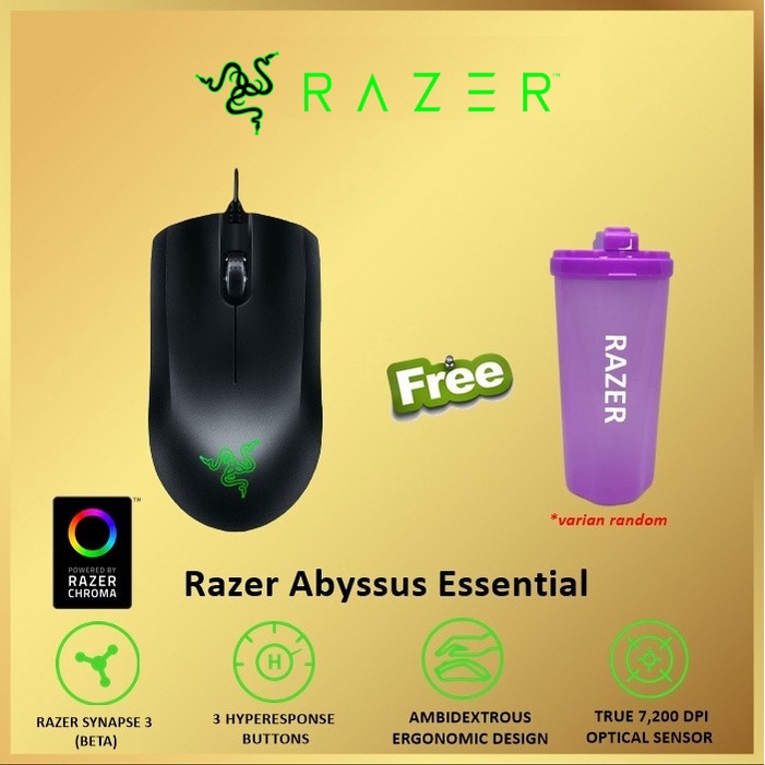 Razer Abyssus Essential Optical Gaming Mouse