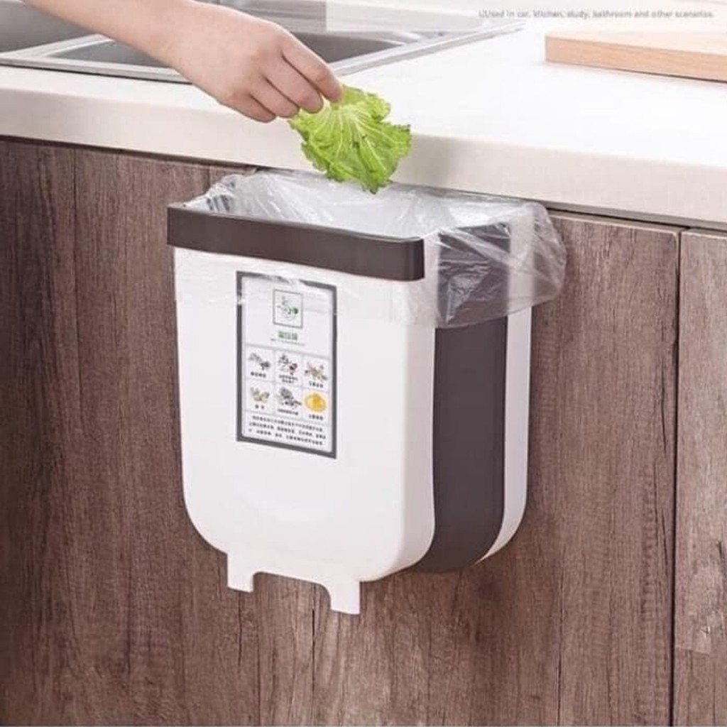 Tong Sampah Lipat Kecil / tong sampah serbaguna lipat / tong sampah dapur lipat