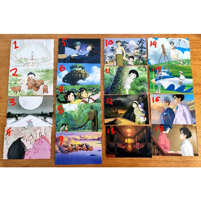 Postcard Ghibli Official SATUAN