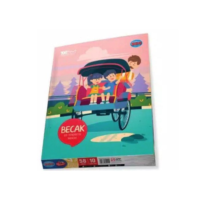 

Buku Tulis Sekolah Sinar Dunia [Isi 58 Lembar/ 10 Buku] / Write Book Sidu [1 Pack]