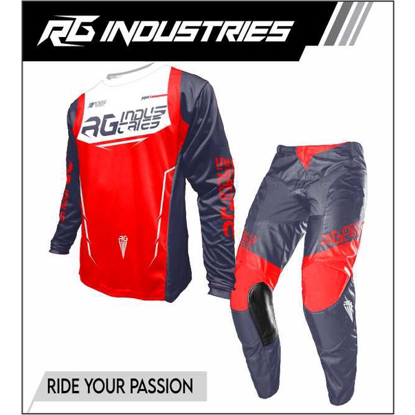 Rg Industries Jersey Set Trail Motocross Gearset Rg Industries Ace