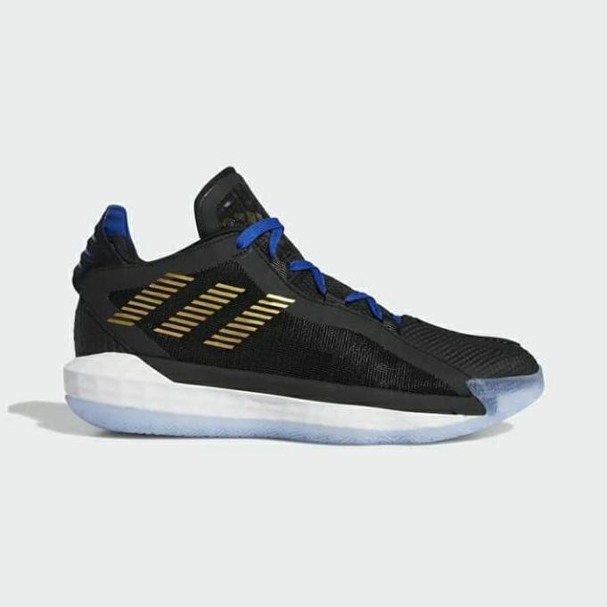 Sepatu Basket Adidas Dame 6 Royal Blue Original Pria Tikitokok