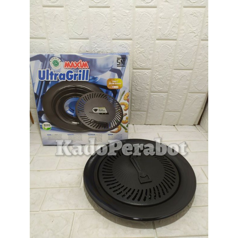 ultra grill maxim teflon - grill bbq - tempat bakar bbq grill pan