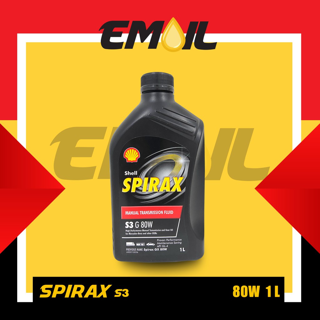 ORI OLI SHELL SPIRAX S3 G 80 W kemasan 1 liter