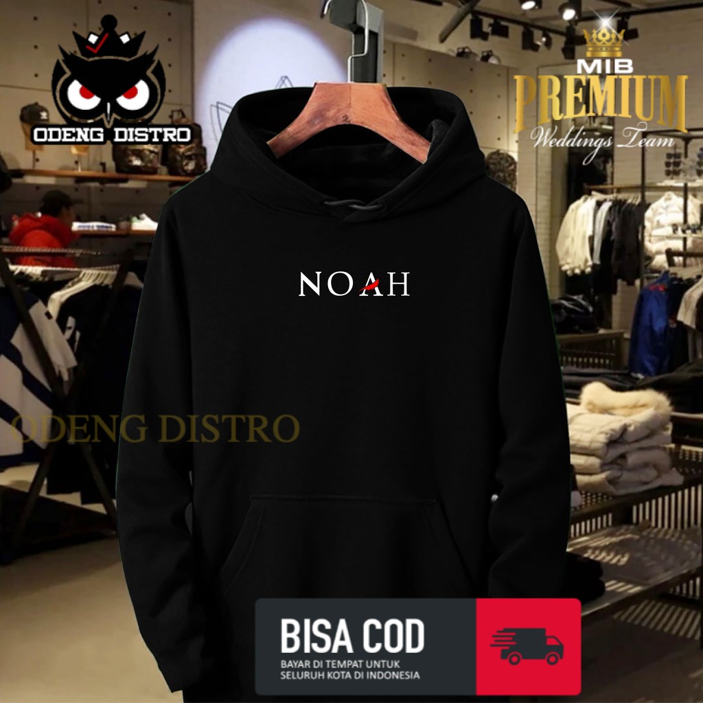 Hoodie Distro Noah White Jaket Sweater Basebal Varsity Distro Keren Kekinian Termurah Bandung Origin