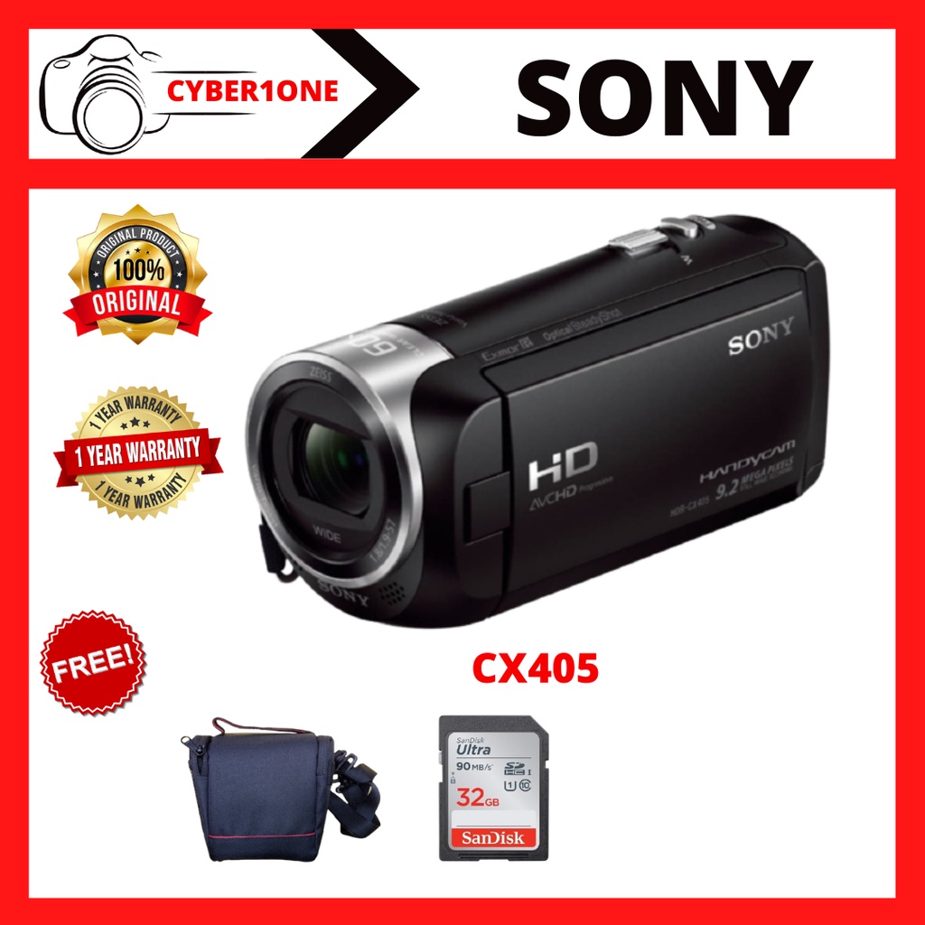 Camera Handycam Sony CX405 Garansi Resmi