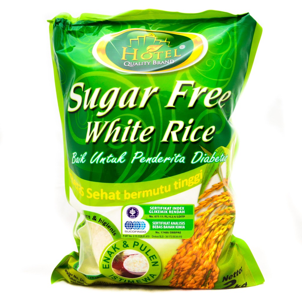 BERAS HOTEL SUGAR FREE 2KG - cocok untuk penderita diabetes