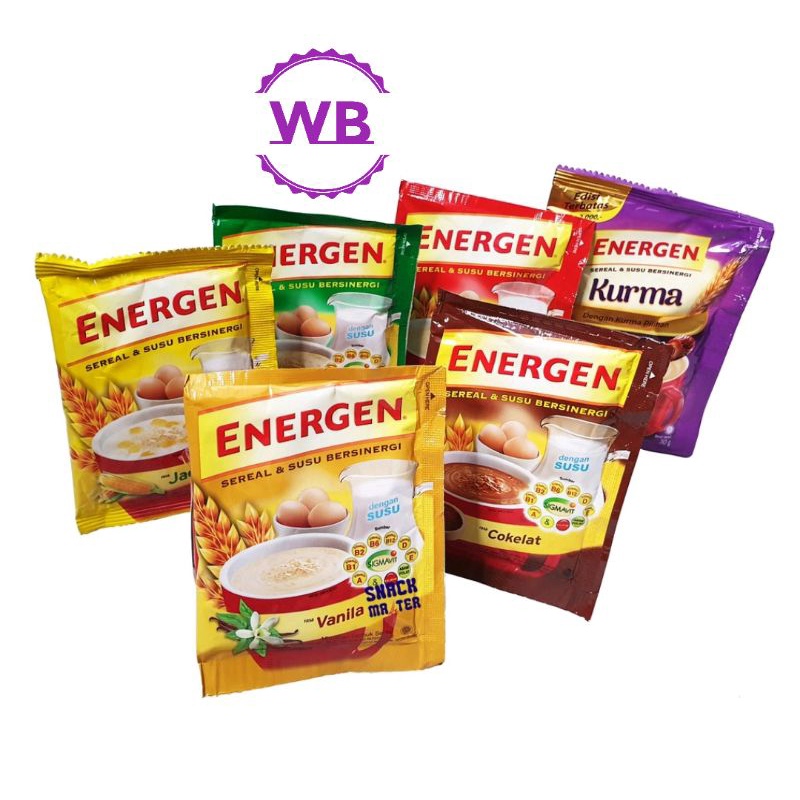 

ENERGEN SEREAL & SUSU BERGIZI SACHET 30Gr