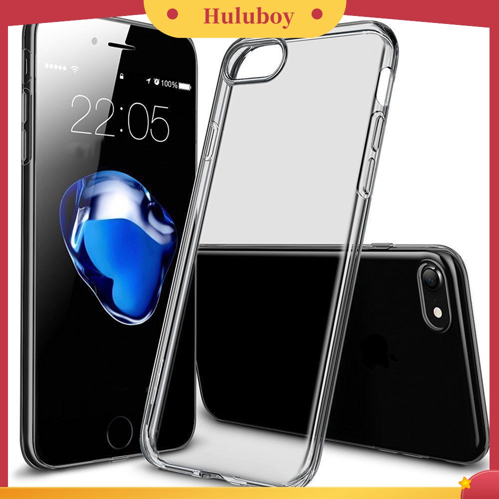 Soft Case Silikon Transparan Untuk iPhone SE 5 5S 6 6S 7 Plus