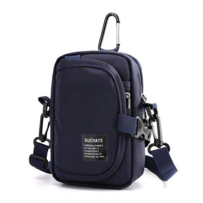 Tas slempang hp multifungsi slingbag tas pria pinggang suoyate130 navy