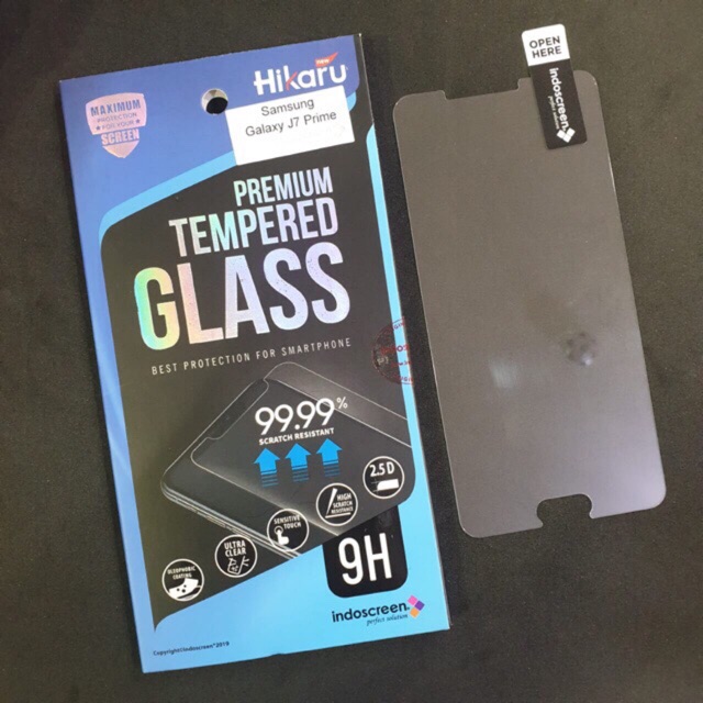 Anti Gores Tempered Glass Samsung J7 Prime Hikaru Indoscreen J7plus