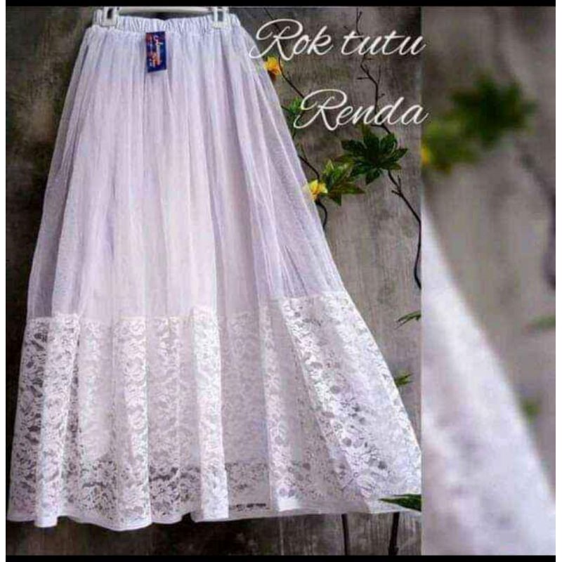 ROK TUTU RENDA PREMIUM