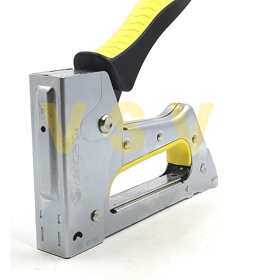 

[VFD89< Kangaro Stapler TS-610R / gun tacker / staples jok / staples tembakTS610R