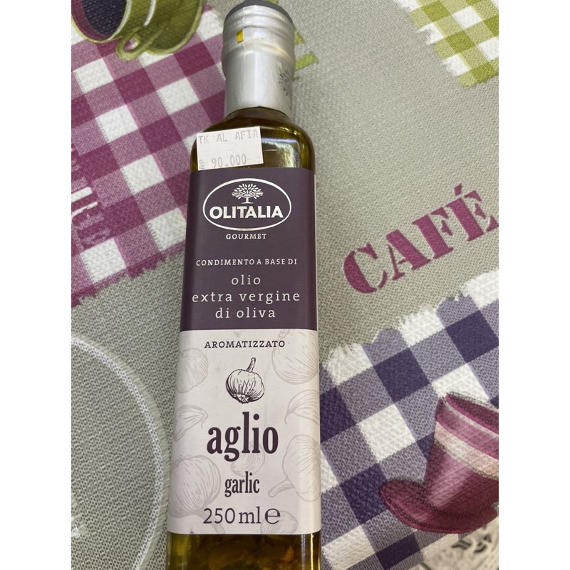 

Minyak Zaitun Extra Virgin Aglio Garlic / Campuran Bawang Putih Olitalia 250ml