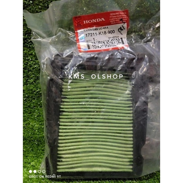 Filter udara Saringan udara Verza Megapro Mono Fi Asli Honda 17211-K18-900