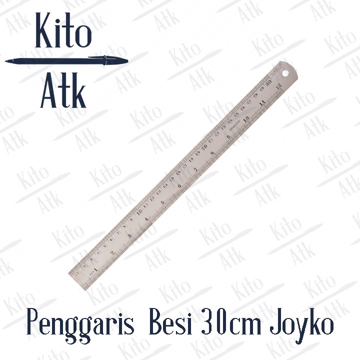 

Penggaris Besi 30cm Joyko / Stainless Steel Ruler