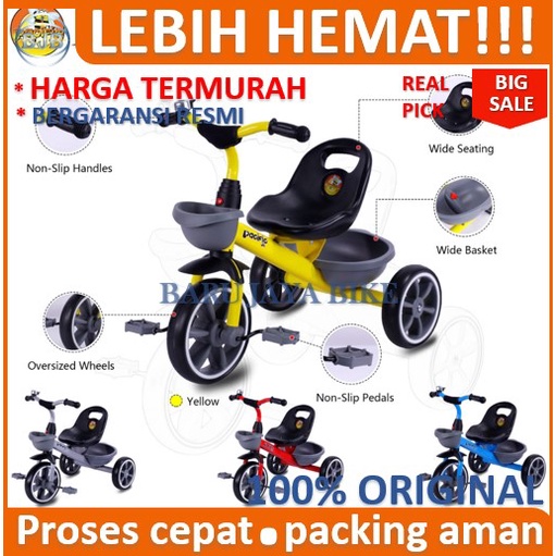 Tricycle Pacific JR PC-515 Sepeda Anak Roda 3 PC-515 | AV-117 Sepeda Roda 3
