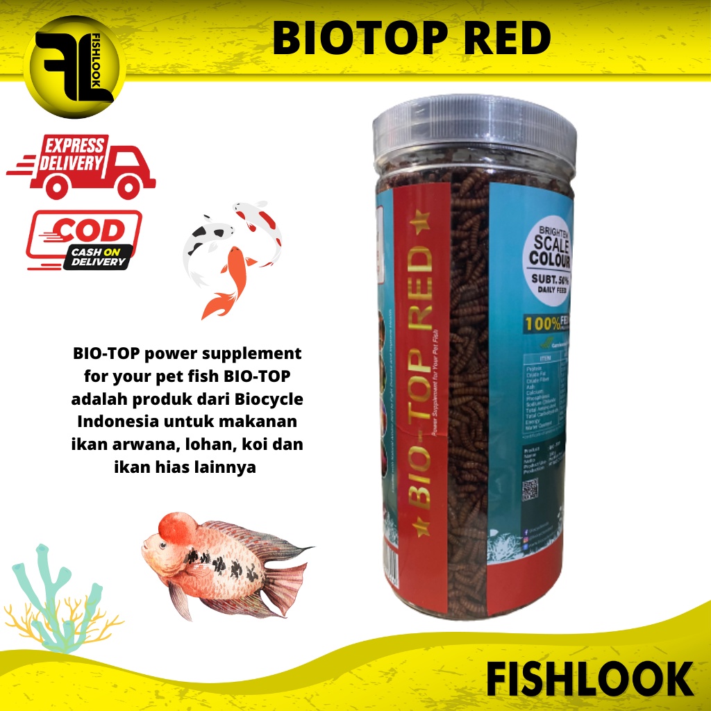 BIOTOP RED 160 Gram MAGGOT KERING BIO TOP BIOCYCLE