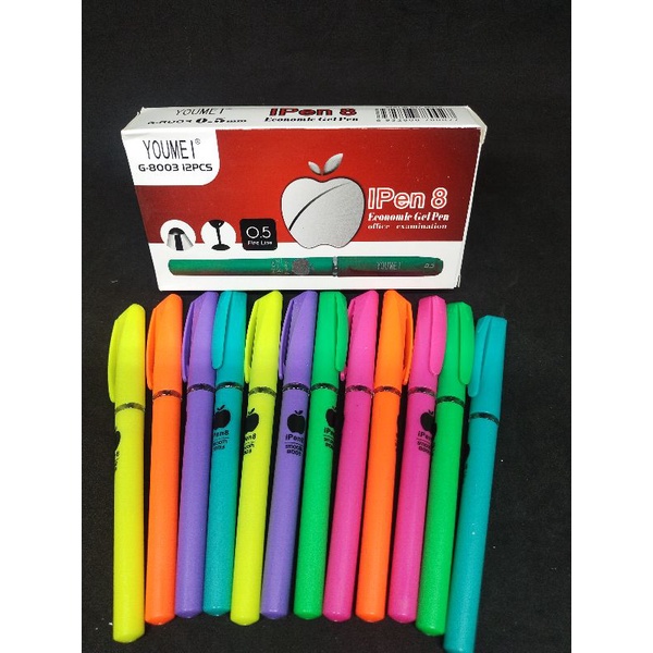 

PEN.GEL.BOLPOIN.PENA.PULPEN.iPen.Hitam.ISI.12.pcs