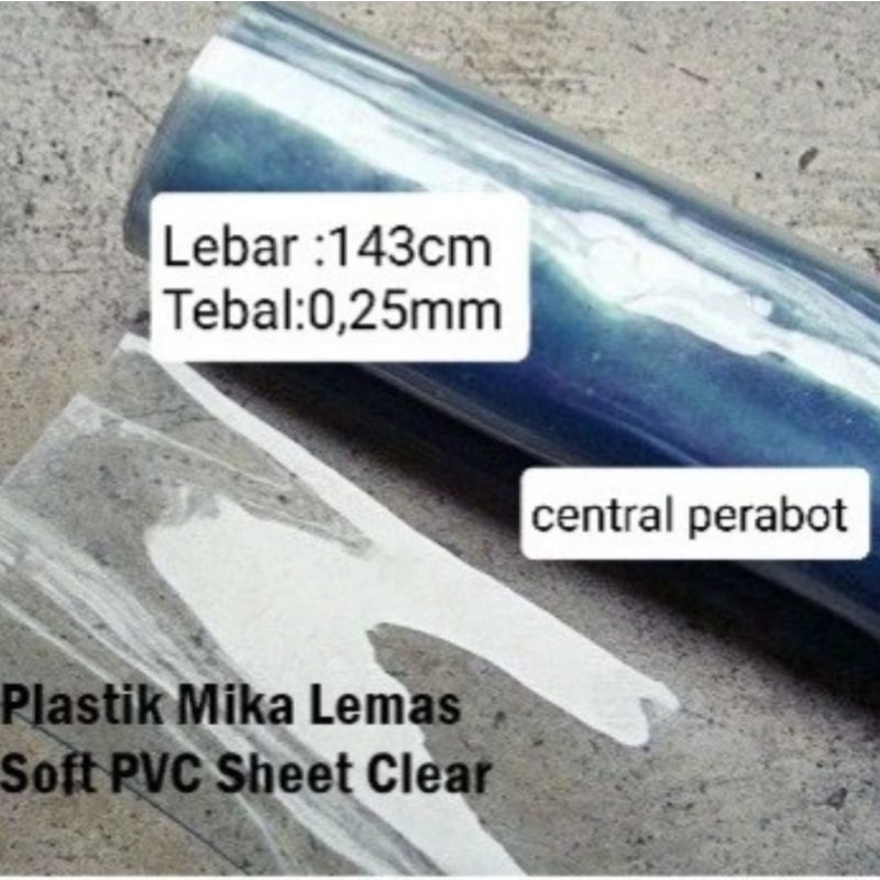 Plastik mika tebal/plastik taplak meja/plastik pvc