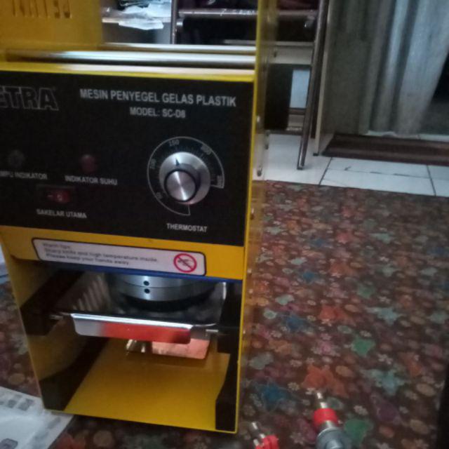 Free Lid Cup + Sedotan!! Mesin Cup Sealer / Alat Press Gelas / Mesin Seal Minuman Merk Q2 Matrix