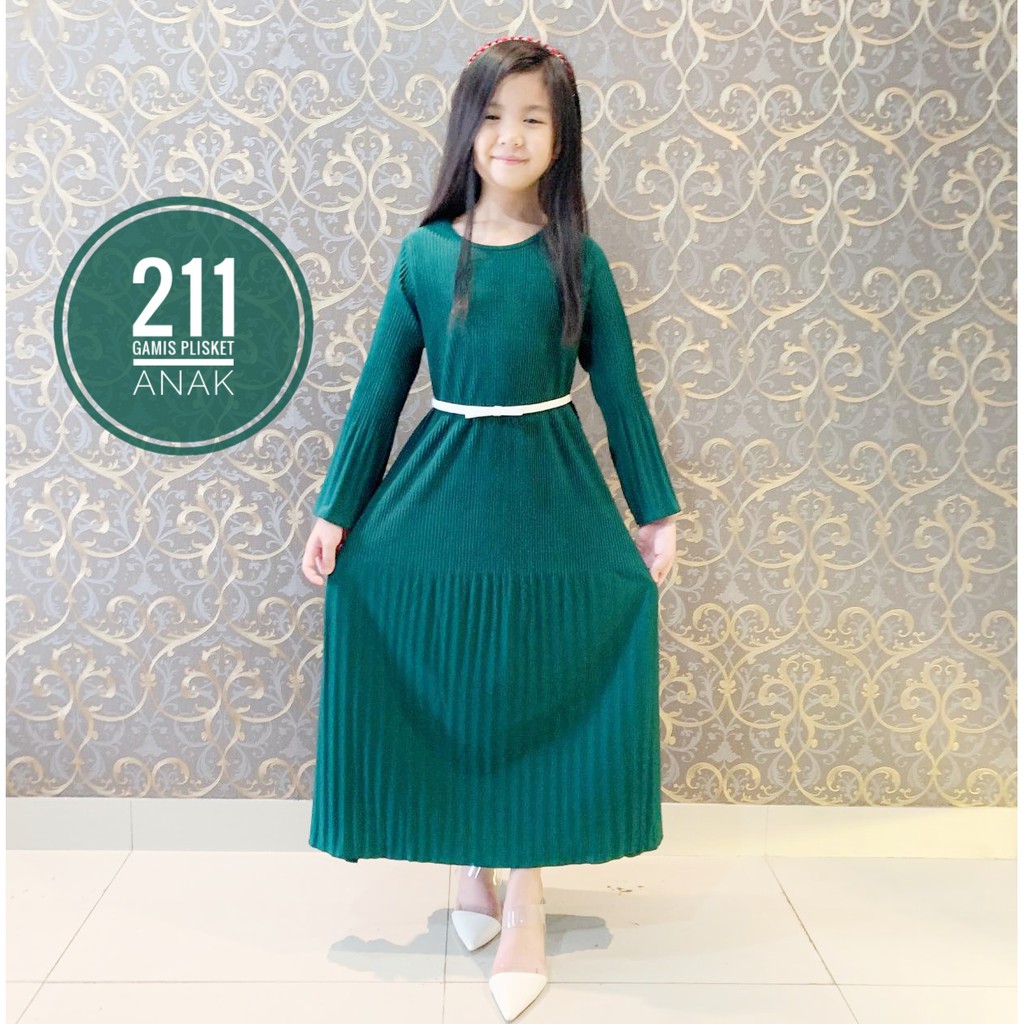 GAMIS PLISKET ANAK 211 MAXY DRESS PLISKET PRISKET PLEATED DRESS PLISKET MAYUNG FLOWY REMPEL