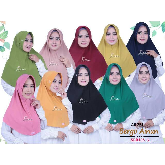 Bergo Ainun by Abika DISKON 10% abika oribrand Abika murah Abika