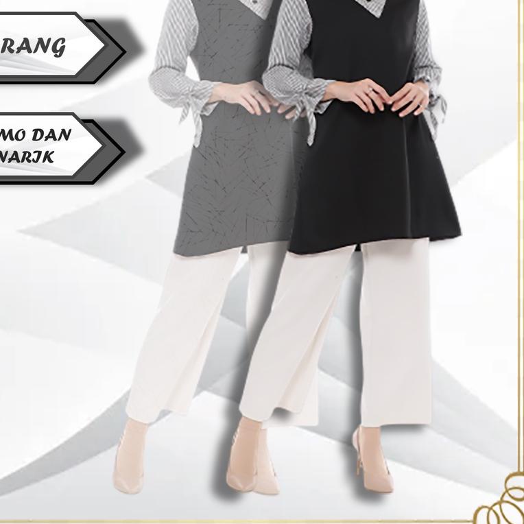 Baju Atasan Wanita Blouse Blus Tunik Terbaru Muslim Simpel Modis Model Kekinian Murah Bahan Katun Pr