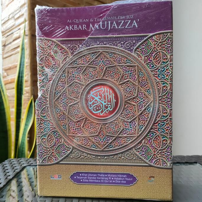 

Alquran per Juz Terjemah Akbar Mujazza besar B5 Al-Quran isi 30 Juz Star Seller Termurah