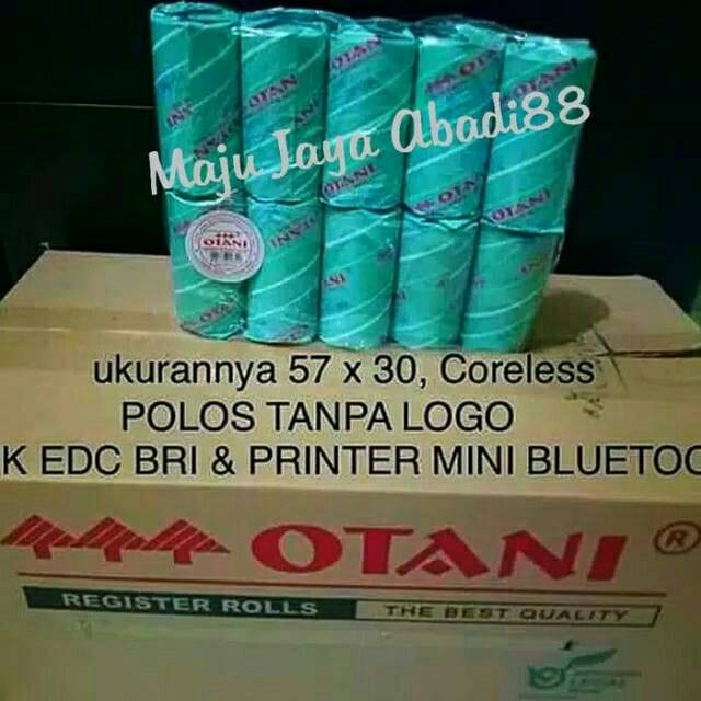 

Thermal Paper 57x30 EDISI (No Core) / Kertas Struk Thermal 57x30 EDISI