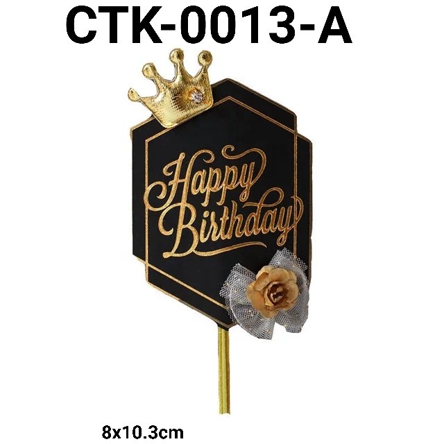 

GR-CTK-0013 CAKE TOPPER KERTAS HAPPY BIRTHDAY ULANG TAHUN HITAM PUTIH BERKUALITAS